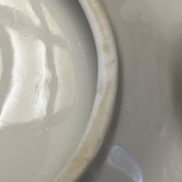 Vintage Kalk German Porcelain, Hand Painted, Ruffled Edge, Candy/Trinket Dish. - Picture 9 of 11